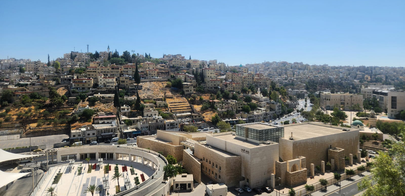 Amman cityscape showing the beautiful landscape of Jordan's capital